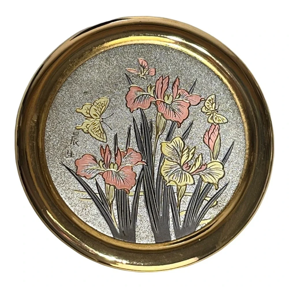 Vintage Art of Chokin‎ Porcelain Covered Trinket Box
